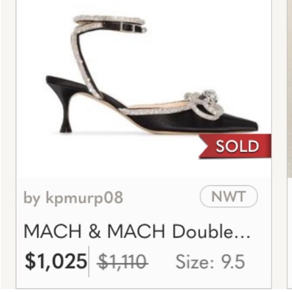 Mach & Mach blue heels - Picture 14 of 15